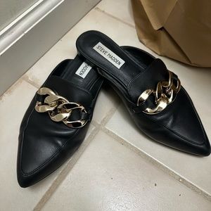 Black and Gold Steve Madden